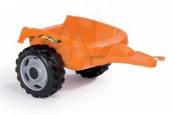 Trettraktor Builder Max Bauarbeiter Smoby Mit Bagger Und Lader Orange -Smoby 710110 d smoby traktor