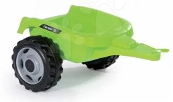 Trettraktor Bull Kleine Kuh Smoby Anhänger Weiss-schwarz -Smoby 710113 d smoby traktor 1