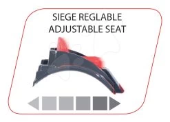 Trettraktor Stärkerer XXL Smoby Mit Grau-rotem Anhänger -Smoby 710200 g smoby traktor