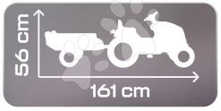 Tretttraktor Und Anhänger Stronger XXL Tractor+Trailer Smoby Mit Verstellbarem Sitz Und Lenkradsound 161 Cm SM710202 14 Tretttraktor Und Anhänger Stronger XXL Tractor+Trailer Smoby Mit Verstellbarem Sitz Und Lenkradsound 161 Cm SM710202 -Smoby 710202 f smoby traktor
