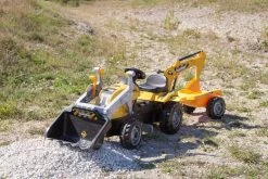 Traktor Mit Bagger Und Lader Builder Max Smoby Mit Skilift Zum Tretten -Smoby 710301 lifestyle b smoby traktor