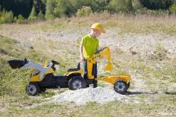 Traktor Mit Bagger Und Lader Builder Max Smoby Mit Skilift Zum Tretten -Smoby 710301 lifestyle d smoby traktor
