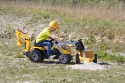 Traktor Mit Bagger Und Lader Builder Max Smoby Mit Skilift Zum Tretten -Smoby 710301 lifestyle h smoby traktor