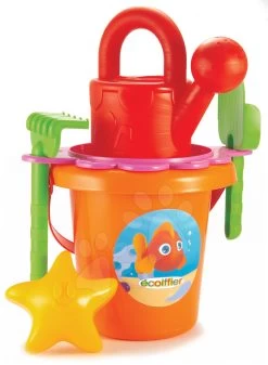 Rutschenset Toboggan KS Smoby Länge 150 Cm Und Picknicktisch Mit Zwei KidChair Red Stühlen Und Einem Eimerset Ab 24 Monaten -Smoby 712 a ecoiffier vedro set 1