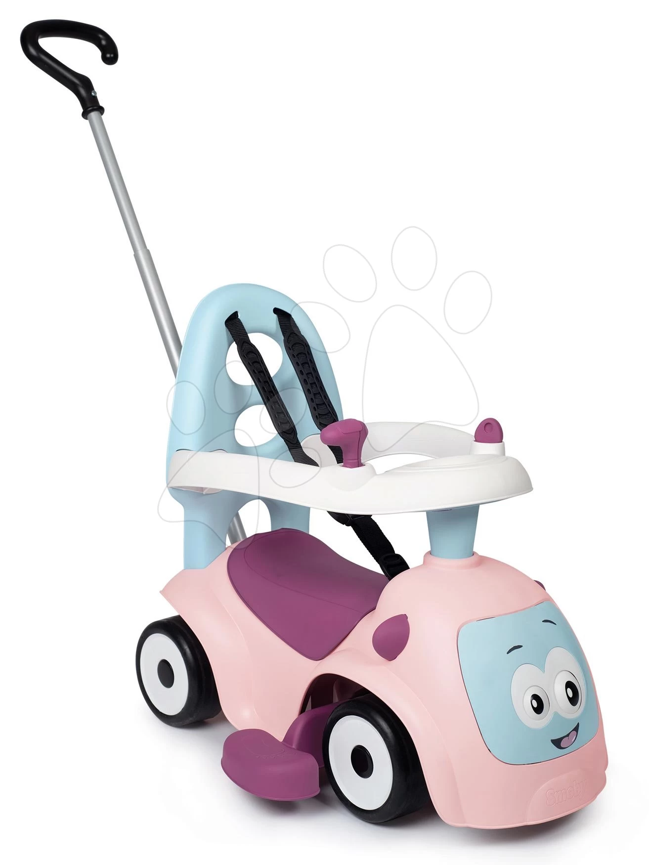 Rutscher-Set Erweiterbar Mit Sound Maestro Ride-On Pink 3in1 Smoby Mit Weichem Textilbezug Und Schaukel 4 Rutscher-Set Erweiterbar Mit Sound Maestro Ride-On Pink 3in1 Smoby Mit Weichem Textilbezug Und Schaukel – Bild 4