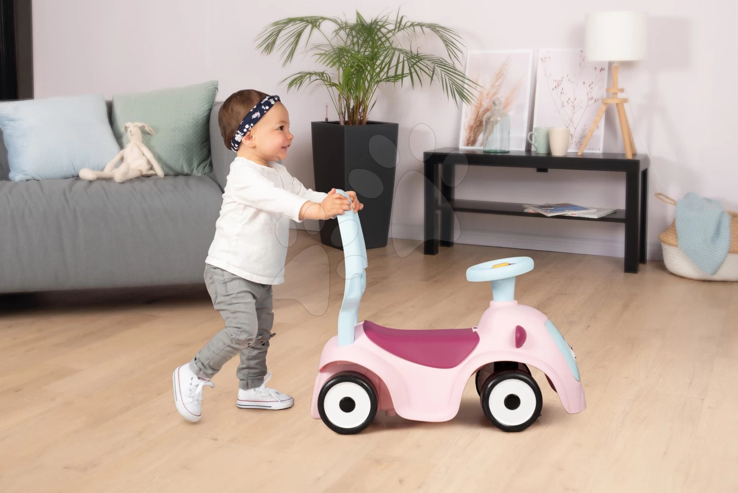 Rutscher-Set Erweiterbar Mit Sound Maestro Ride-On Pink 3in1 Smoby Mit Weichem Textilbezug 15 Rutscher-Set Erweiterbar Mit Sound Maestro Ride-On Pink 3in1 Smoby Mit Weichem Textilbezug – Bild 15