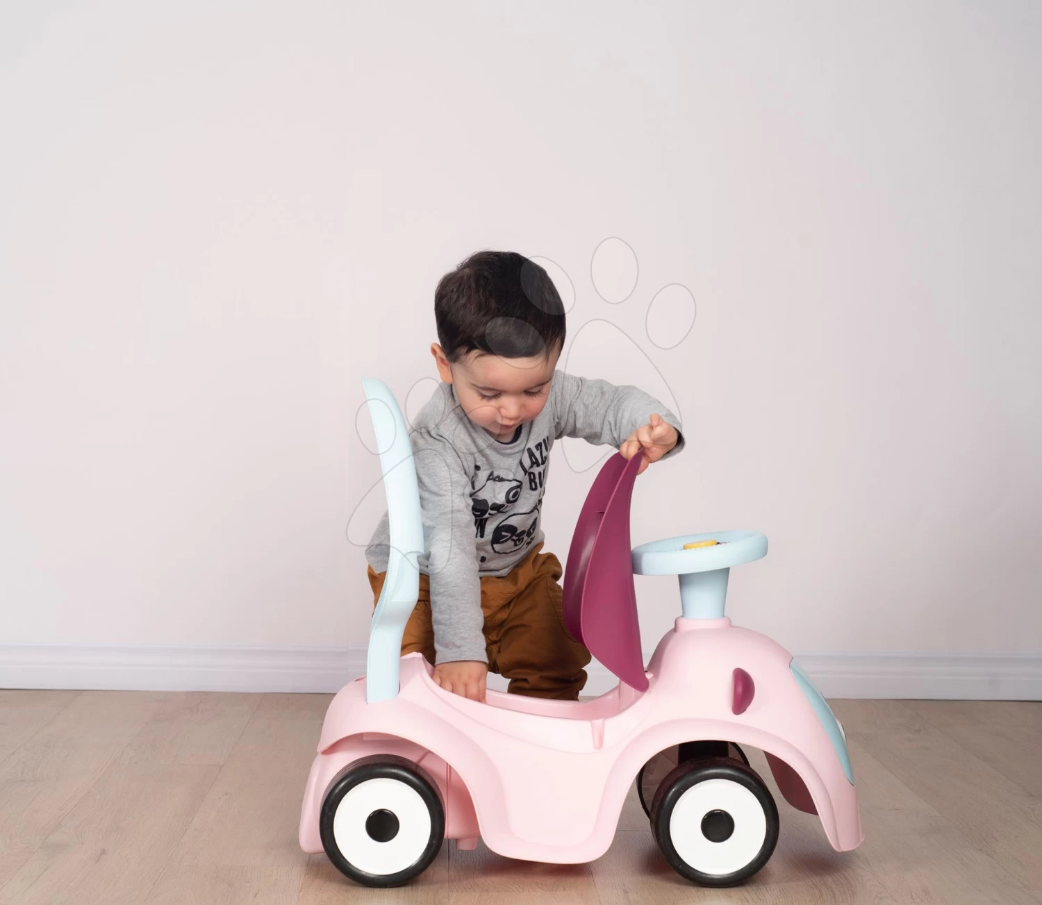 Rutscher-Set Erweiterbar Mit Sound Maestro Ride-On Pink 3in1 Smoby Mit Weichem Textilbezug 17 Rutscher-Set Erweiterbar Mit Sound Maestro Ride-On Pink 3in1 Smoby Mit Weichem Textilbezug – Bild 17