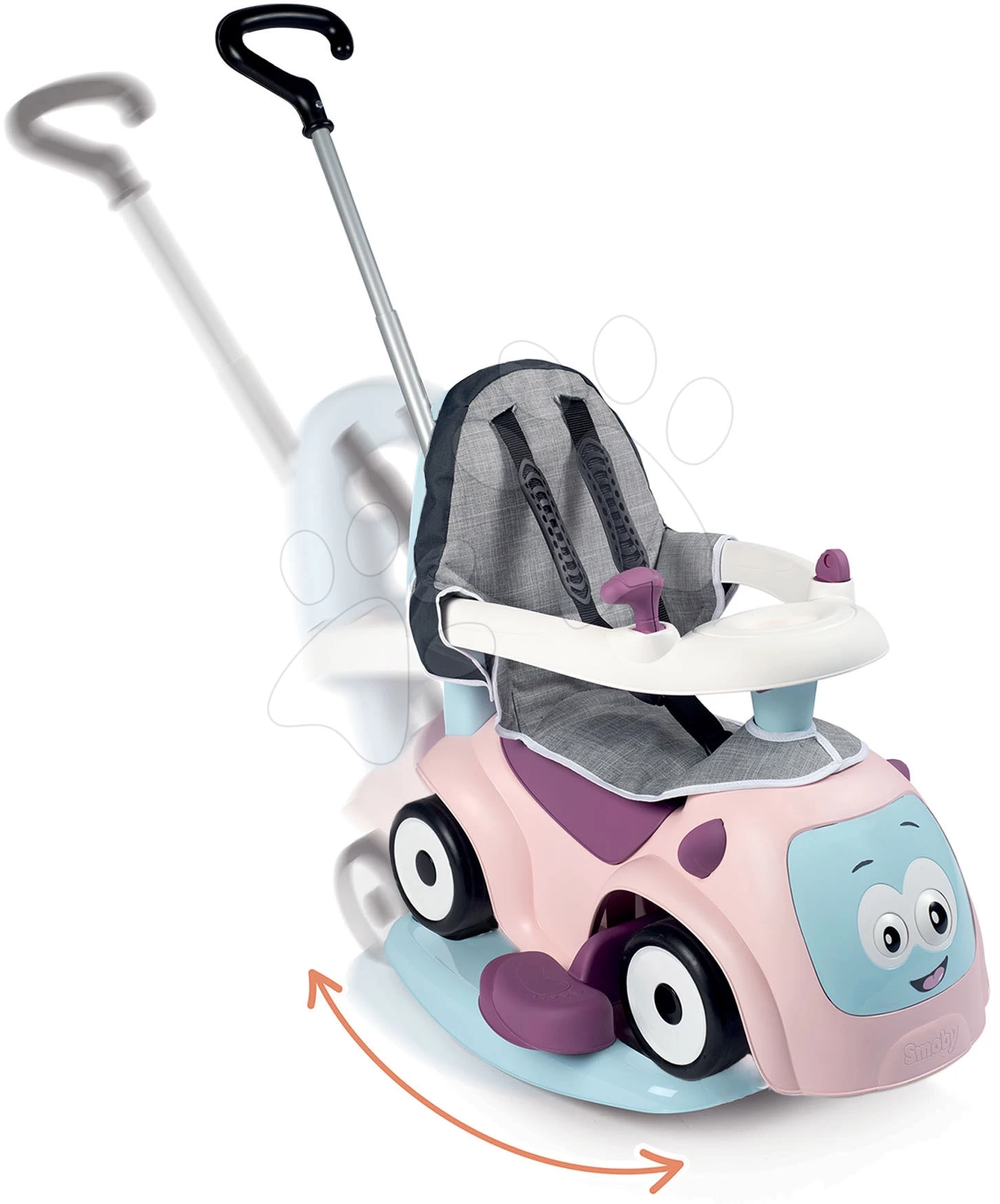 Rutscher-Set Erweiterbar Mit Sound Maestro Ride-On Pink 3in1 Smoby Mit Weichem Textilbezug Und Schaukel 1 Rutscher-Set Erweiterbar Mit Sound Maestro Ride-On Pink 3in1 Smoby Mit Weichem Textilbezug Und Schaukel