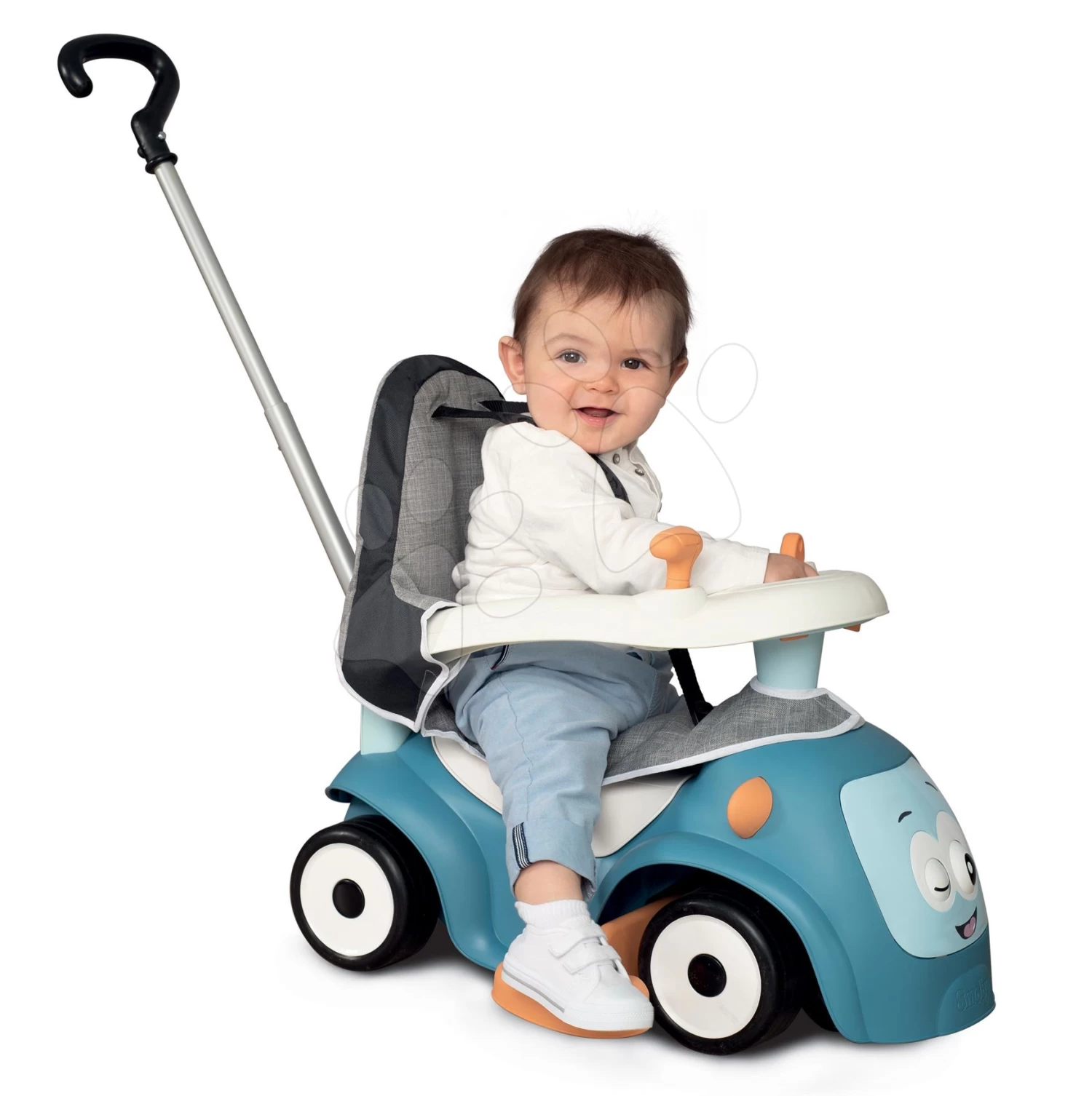 Rutscher-Set Erweiterbar Mit Sound Maestro Ride-On Blue 3in1 Smoby Mit Weichem Textilbezug 3 Rutscher-Set Erweiterbar Mit Sound Maestro Ride-On Blue 3in1 Smoby Mit Weichem Textilbezug – Bild 3