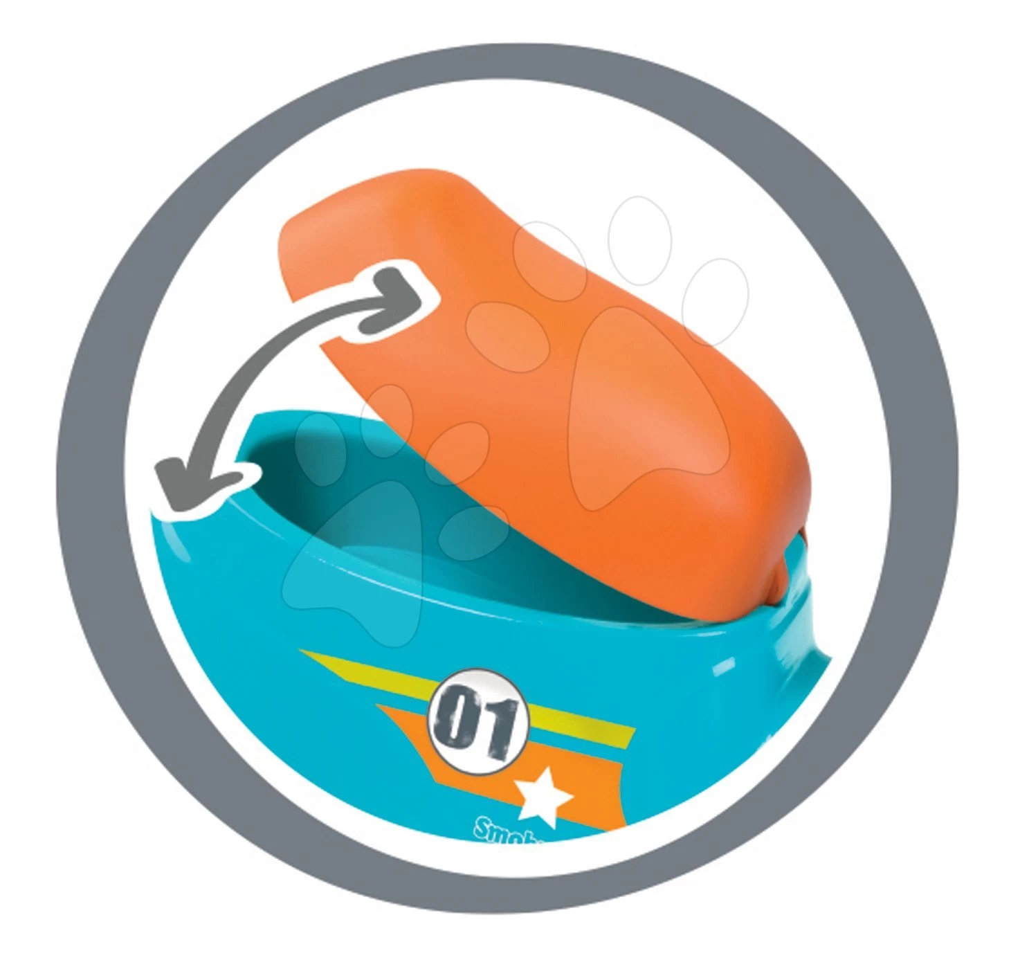 Rutschenset Toboggan KS Smoby Mit Länge Von 150 Cm Und Motorrad-Rutscher Mit Gummirädern Und Angelrute Ab 24 Monaten 10 Rutschenset Toboggan KS Smoby Mit Länge Von 150 Cm Und Motorrad-Rutscher Mit Gummirädern Und Angelrute Ab 24 Monaten – Bild 10