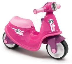 Rutscher-Set Scooter Pink Smoby Mit Gummirädern Und Maxi Abrick Écoiffier-Kit In Einer Box Mit Großen Würfeln Ab 18 Monaten -Smoby 721002 c smoby odrazadlo 6