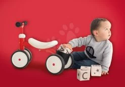 Rutschfahrzeug Rookie Red Smoby Mit Metallkonstruktion Und Drehbarem Lenker Ab 12 Monaten -Smoby 721400 d smoby odrazadlo