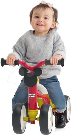 Rutschfahrzeug Mickey Disney Rookie Ride-On Smoby Mit Metallkonstruktion Und Drehbaren Lenkrädern Ab 12 Monaten 52 * 30 * 38 Cm SM721404 -Smoby 721404 d smoby odrazadlo