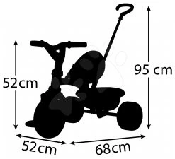 Dreirad 44 Cats Smoby Mit Führungsstab Und Leerlauf Ab 15 Monaten 10 Dreirad 44 Cats Smoby Mit Führungsstab Und Leerlauf Ab 15 Monaten -Smoby 740322 740323 smoby trojkolka rozmery