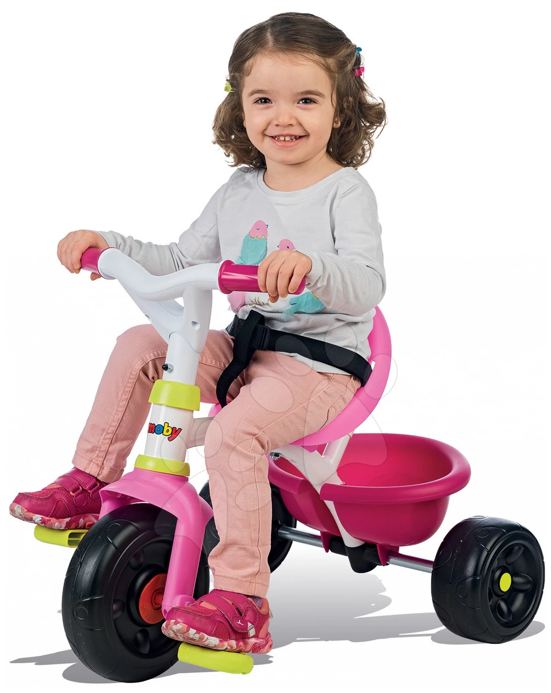 Dreirad Be Fun Pink Smoby Mit Führungsstab Rosa Ab 15 Monaten 3 Dreirad Be Fun Pink Smoby Mit Führungsstab Rosa Ab 15 Monaten – Bild 3