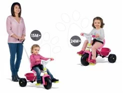 Dreirad Be Fun Pink Smoby Mit Führungsstab Rosa Ab 15 Monaten 25 Dreirad Be Fun Pink Smoby Mit Führungsstab Rosa Ab 15 Monaten -Smoby 740322 e smoby trojkolka