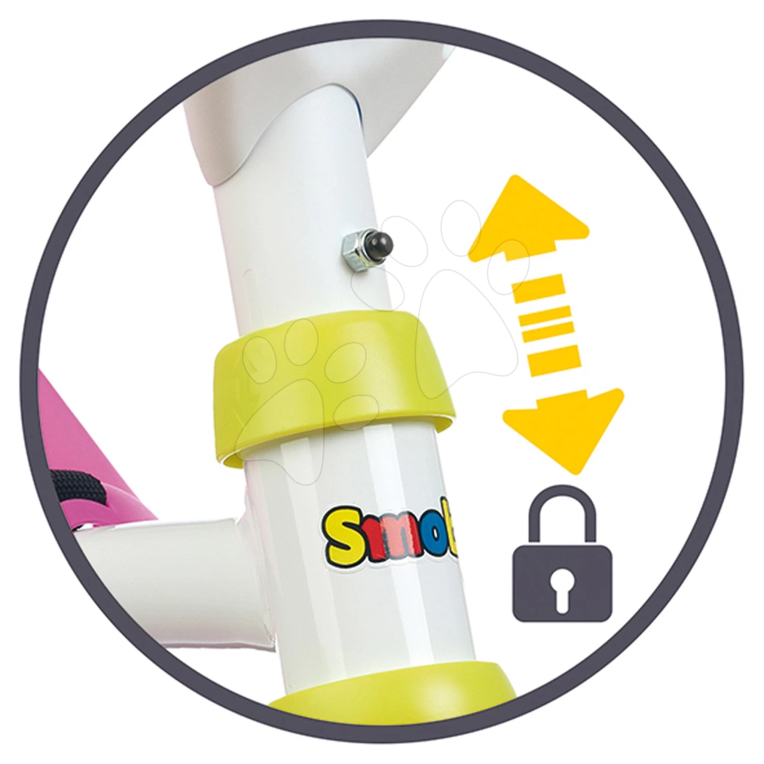 Dreirad Be Fun Pink Smoby Mit Führungsstab Rosa Ab 15 Monaten 1 Dreirad Be Fun Pink Smoby Mit Führungsstab Rosa Ab 15 Monaten