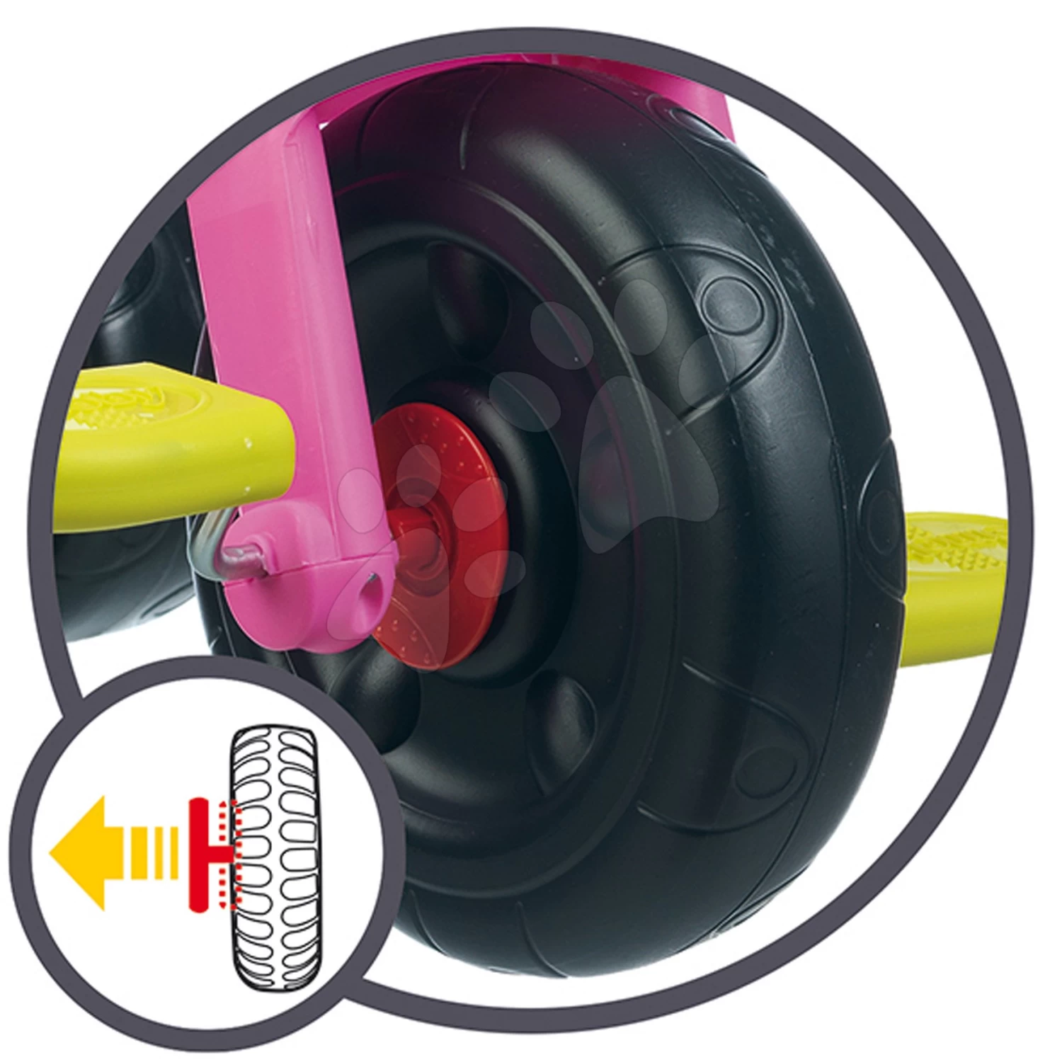 Dreirad Be Fun Pink Smoby Mit Führungsstab Rosa Ab 15 Monaten 2 Dreirad Be Fun Pink Smoby Mit Führungsstab Rosa Ab 15 Monaten – Bild 2