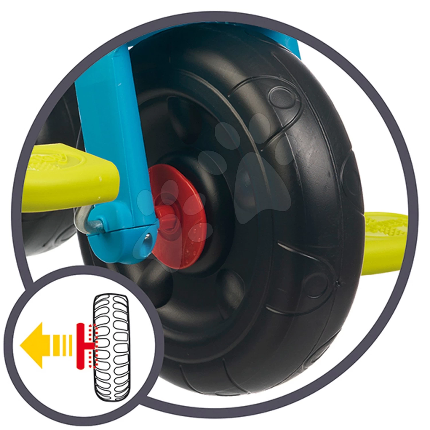 Dreirad Be Move Smoby Mit Grün-türkisem Führungsstab Ab 15 Monaten 3 Dreirad Be Move Smoby Mit Grün-türkisem Führungsstab Ab 15 Monaten – Bild 3