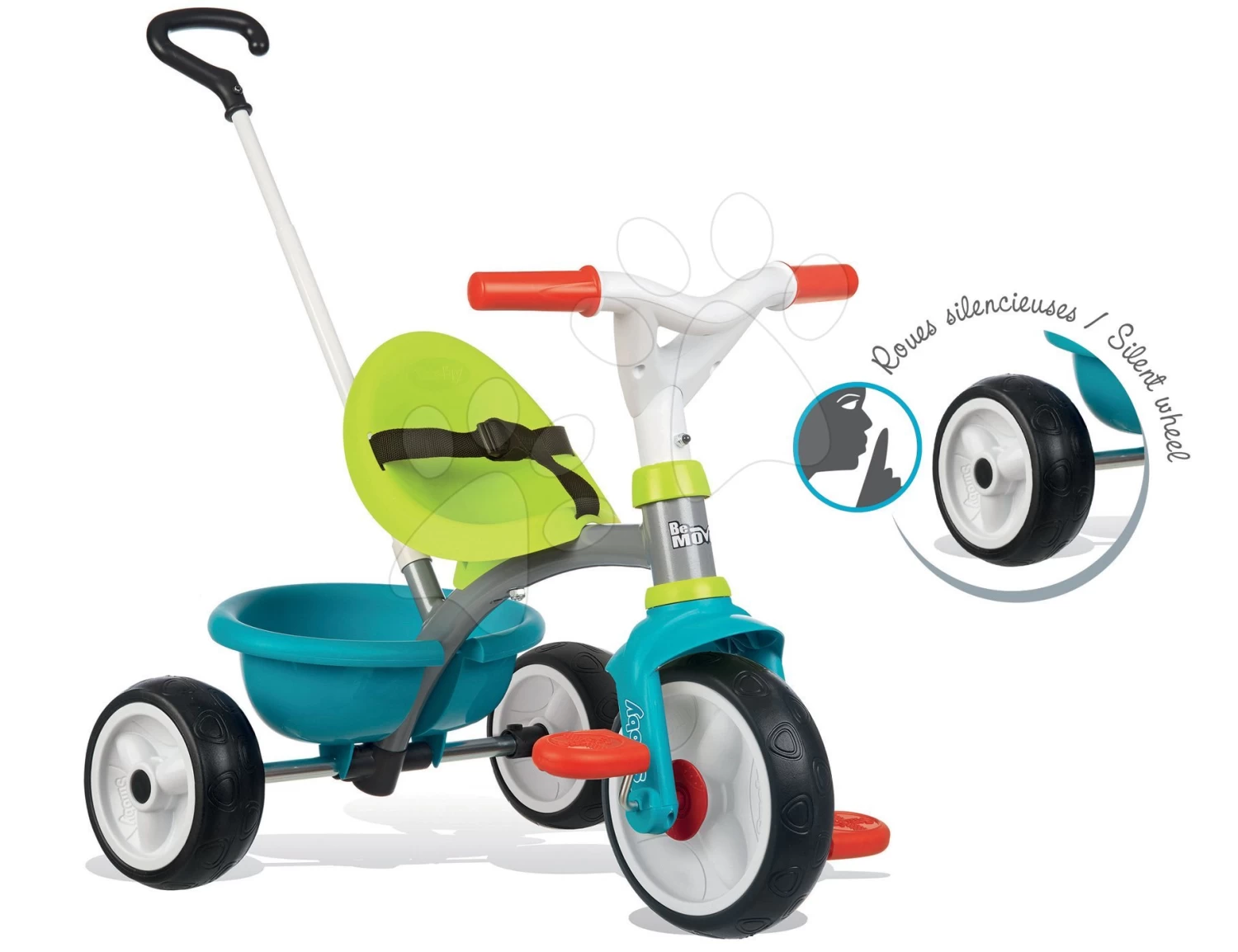 Rutschenset Toboggan KS Smoby Mit Länge Von 150 Cm Und Dreirad Mit Führungsstange Ab 24 Monaten 8 Rutschenset Toboggan KS Smoby Mit Länge Von 150 Cm Und Dreirad Mit Führungsstange Ab 24 Monaten – Bild 8