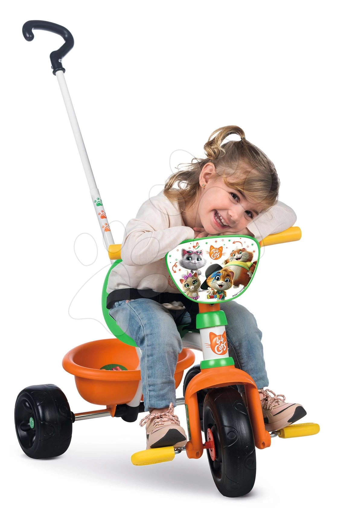 Dreirad 44 Cats Smoby Mit Führungsstab Und Leerlauf Ab 15 Monaten 2 Dreirad 44 Cats Smoby Mit Führungsstab Und Leerlauf Ab 15 Monaten – Bild 2
