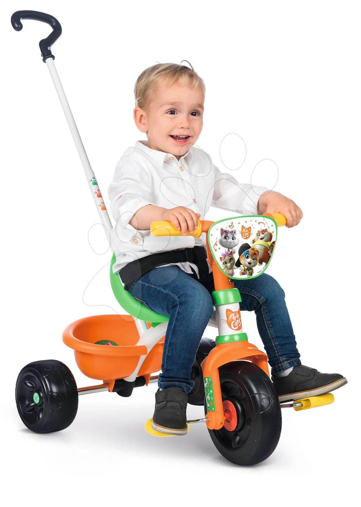 Dreirad 44 Cats Smoby Mit Führungsstab Und Leerlauf Ab 15 Monaten 3 Dreirad 44 Cats Smoby Mit Führungsstab Und Leerlauf Ab 15 Monaten – Bild 3