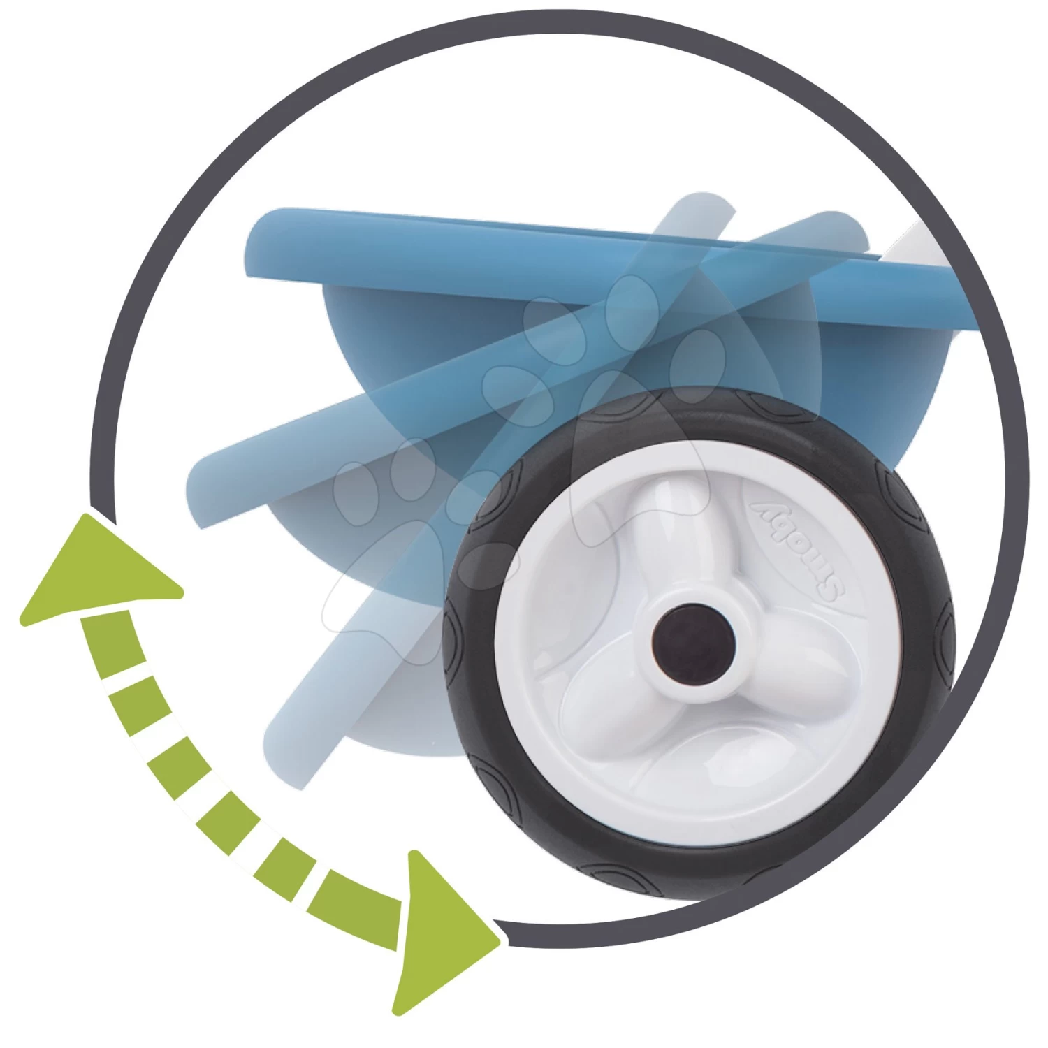 Dreirad Mit Leerlauf Be Move Tricycle Blue Smoby Mit Führungsstab Und EVA-Rädern Blau Ab 15 Monaten 4 Dreirad Mit Leerlauf Be Move Tricycle Blue Smoby Mit Führungsstab Und EVA-Rädern Blau Ab 15 Monaten – Bild 4