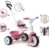 Dreirad Mit Leerlauf Be Move Tricycle Pink Smoby Mit Führungsstab Und EVA-Rädern Rosa Ab 15 Monaten