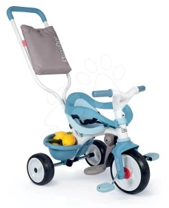 Dreirad Mit Rückenlehne Be Move Comfort Tricycle Blue Smoby Mit EVA-Rädern Und Führungsstange Mit Tasche Blau Ab 10 Monaten -Smoby 740414 m smoby trojkolka