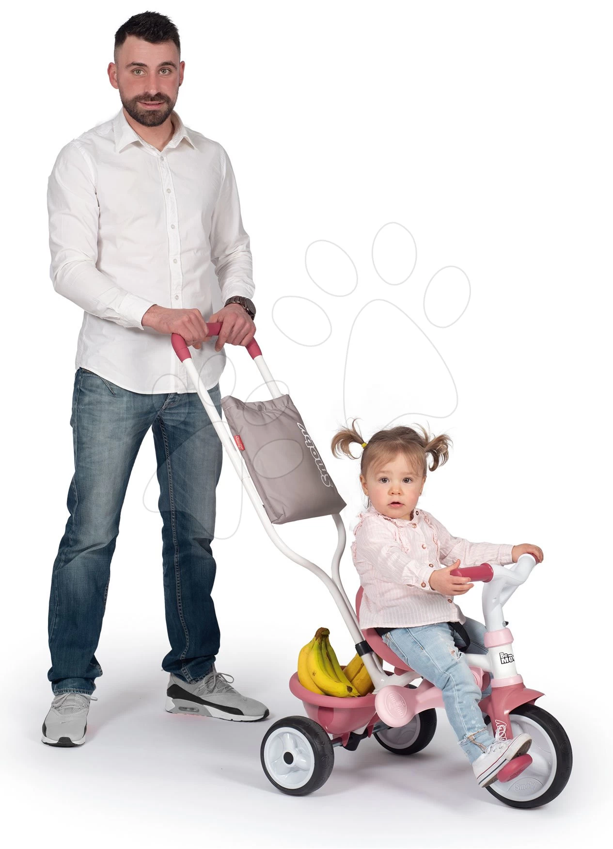 Dreirad Mit Rückenlehne Be Move Comfort Tricycle Pink Smoby Mit EVA-Rädern Und Führungsstange Mit Tasche Rosa Ab 10 Monaten 7 Dreirad Mit Rückenlehne Be Move Comfort Tricycle Pink Smoby Mit EVA-Rädern Und Führungsstange Mit Tasche Rosa Ab 10 Monaten – Bild 7