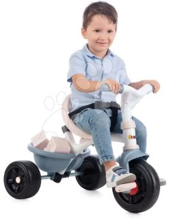 Dreirad Be Fun Comfort Tricycle Blue Smoby Mit Doppelter Führungsschiene Und Tasche Ab 10 Monaten SM740416 -Smoby 740416 g smoby trojkolka