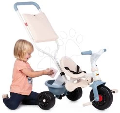 Dreirad Be Fun Comfort Tricycle Blue Smoby Mit Doppelter Führungsschiene Und Tasche Ab 10 Monaten SM740416 -Smoby 740416 h smoby trojkolka