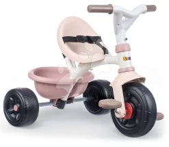 Dreirad Be Fun Comfort Tricycle Pink Smoby Mit Doppelter Führungsschiene Und Tasche Ab 10 Monaten SM740417