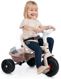 Dreirad Be Fun Comfort Tricycle Pink Smoby Mit Doppelter Führungsschiene Und Tasche Ab 10 Monaten SM740417 -Smoby 740417 g smoby trojkolka