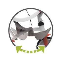 Dreirad Mit Hoher Rückenlehne Baby Balade Tricycle Red Smoby Mit Sonnenschirm Und EVA-Rädern Rot Ab 10 Monaten -Smoby 741105 g smoby trojkolka