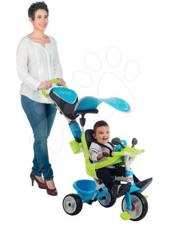 Dreirad Mit Bezug Baby Driver Comfort Blue Smoby Mit EVA-Rädern Und Intuitiver Steuerung Blau -Smoby 741200 b smoby trojkolka