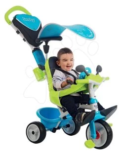 Dreirad Mit Bezug Baby Driver Comfort Blue Smoby Mit EVA-Rädern Und Intuitiver Steuerung Blau -Smoby 741200 c smoby trojkolka