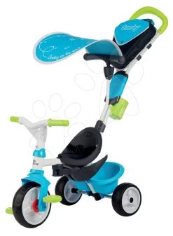 Dreirad Mit Bezug Baby Driver Comfort Blue Smoby Mit EVA-Rädern Und Intuitiver Steuerung Blau -Smoby 741200 d smoby trojkolka
