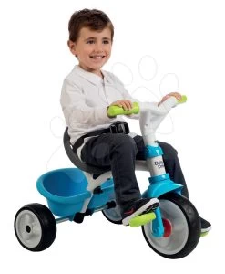 Dreirad Mit Bezug Baby Driver Comfort Blue Smoby Mit EVA-Rädern Und Intuitiver Steuerung Blau -Smoby 741200 g smoby trojkolka