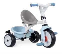 Dreirad Und Kinderwagen In Einem Mit Der Hohen Rücklehne Baby Balade Plus Tricycle Blue Smoby Mit Bremse Und EVA-Rädern Blau Ab 10 Monaten -Smoby 741400 d smoby trojkolka