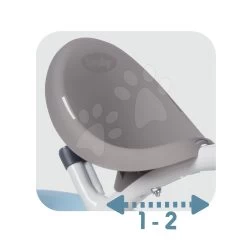 Dreirad Und Kinderwagen In Einem Mit Der Hohen Rücklehne Baby Balade Plus Tricycle Blue Smoby Mit Bremse Und EVA-Rädern Blau Ab 10 Monaten -Smoby 741400 g smoby trojkolka