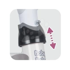 Dreirad Und Kinderwagen In Einem Mit Der Hohen Rücklehne Baby Balade Plus Tricycle Pink Smoby Mit Bremse Und EVA-Rädern Rosa Ab 10 Monaten -Smoby 741401 i smoby trojkolka