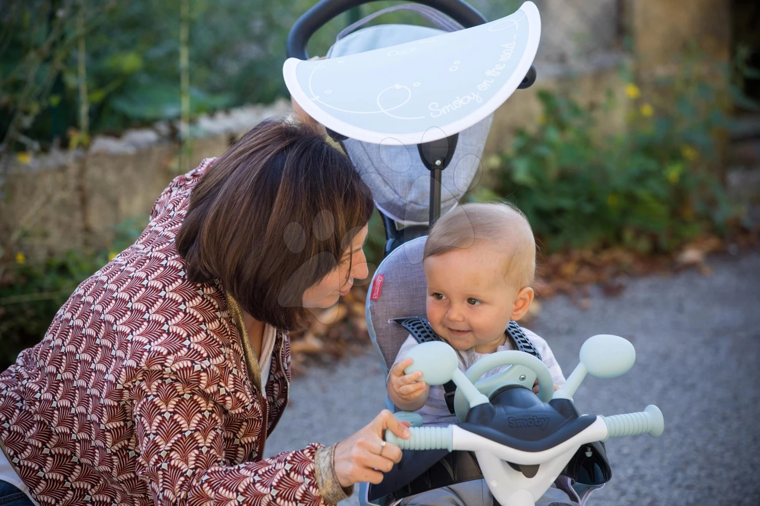 Dreirad Und Kinderwagen In Einem Mit Bremse Baby Driver Plus Blue Smoby Mit EVA-Rädern Und Intuitiver Steuerung Blau Ab 10 Monaten 11 Dreirad Und Kinderwagen In Einem Mit Bremse Baby Driver Plus Blue Smoby Mit EVA-Rädern Und Intuitiver Steuerung Blau Ab 10 Monaten – Bild 11
