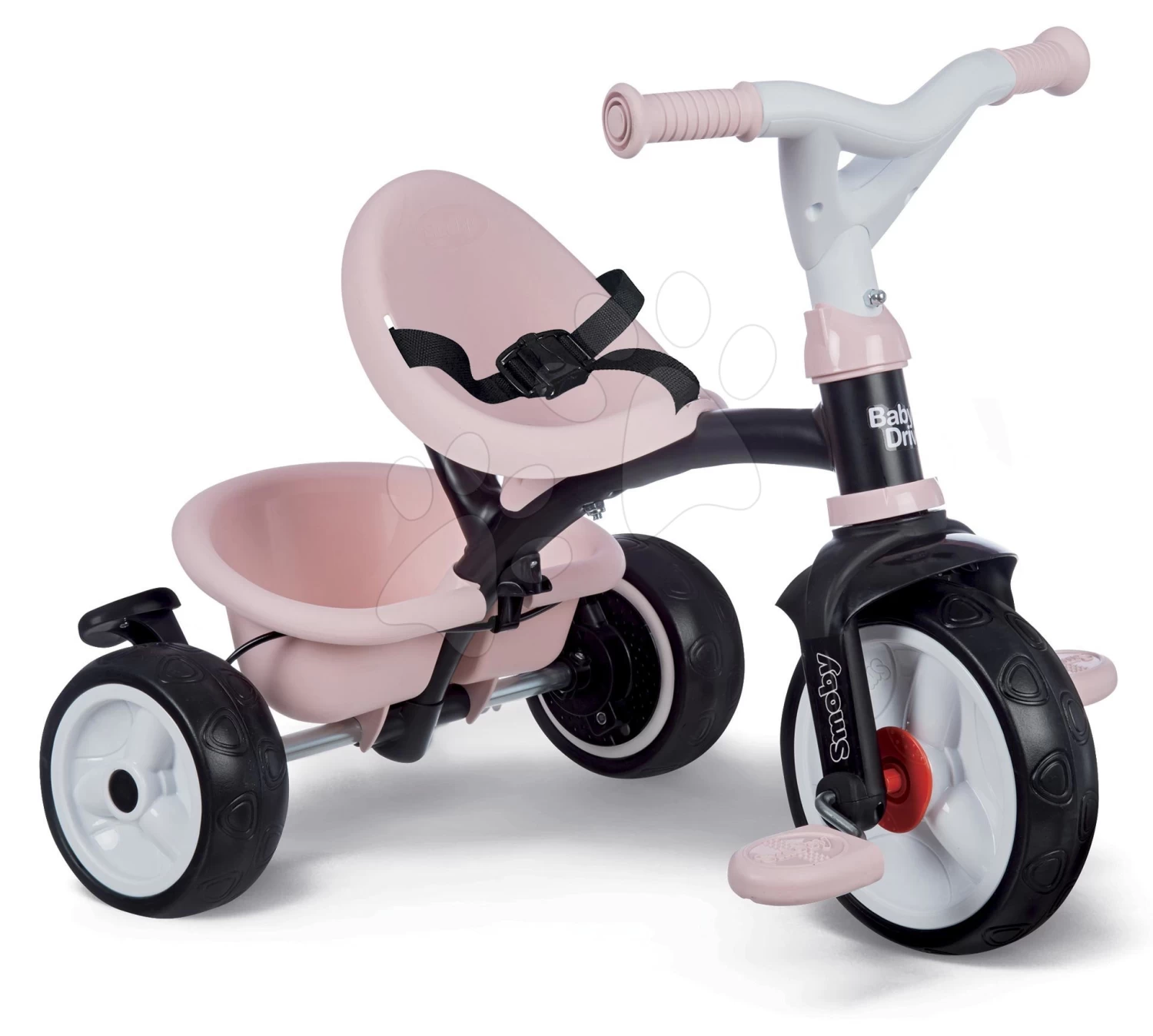 Dreirad Und Kinderwagen In Einem Mit Bremse Baby Driver Plus Pink Smoby Mit EVA-Rädern Und Intuitiver Steuerung Pink Ab 10 Monaten 3 Dreirad Und Kinderwagen In Einem Mit Bremse Baby Driver Plus Pink Smoby Mit EVA-Rädern Und Intuitiver Steuerung Pink Ab 10 Monaten – Bild 3