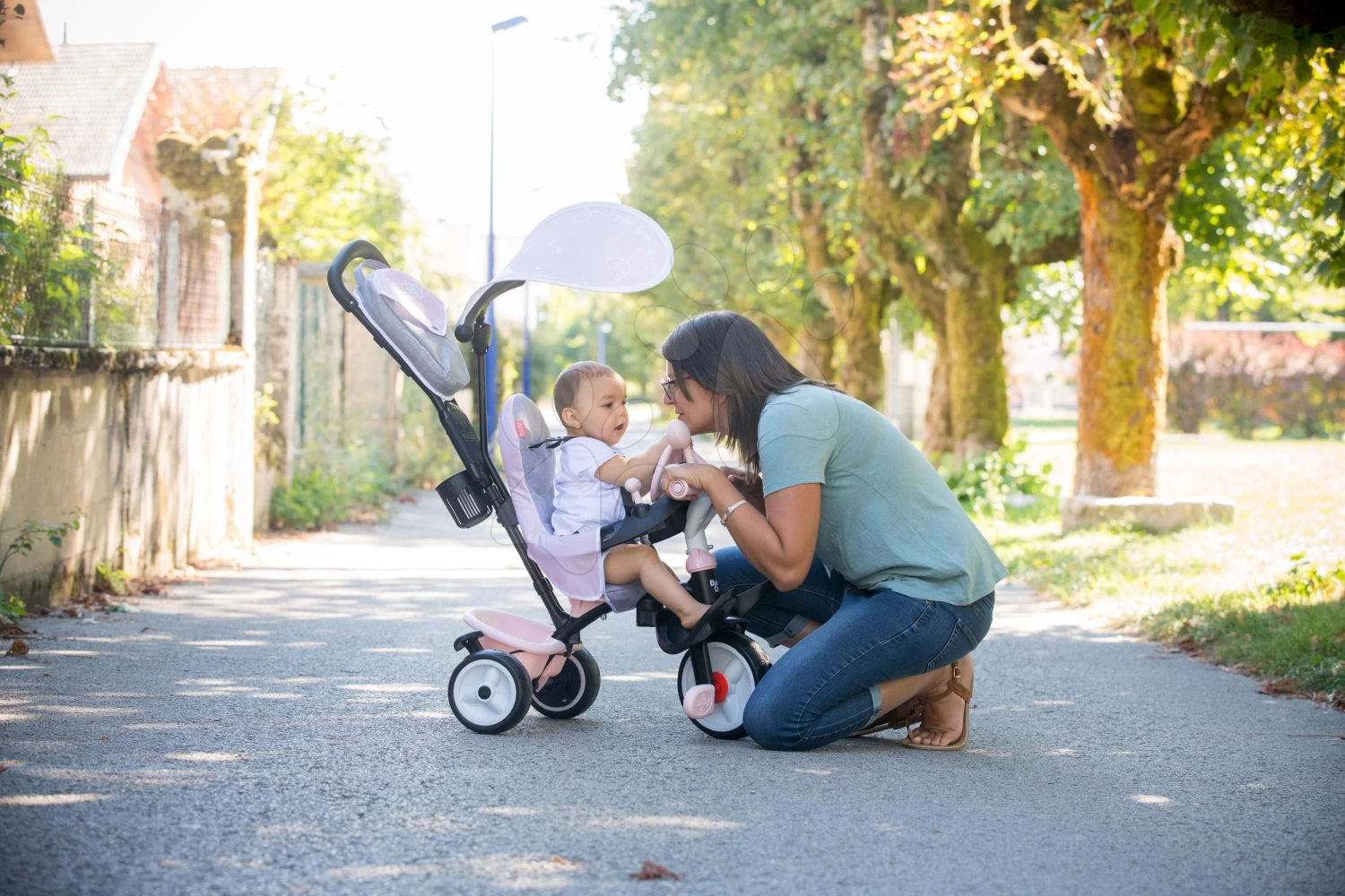 Dreirad Und Kinderwagen In Einem Mit Bremse Baby Driver Plus Pink Smoby Mit EVA-Rädern Und Intuitiver Steuerung Pink Ab 10 Monaten 11 Dreirad Und Kinderwagen In Einem Mit Bremse Baby Driver Plus Pink Smoby Mit EVA-Rädern Und Intuitiver Steuerung Pink Ab 10 Monaten – Bild 11