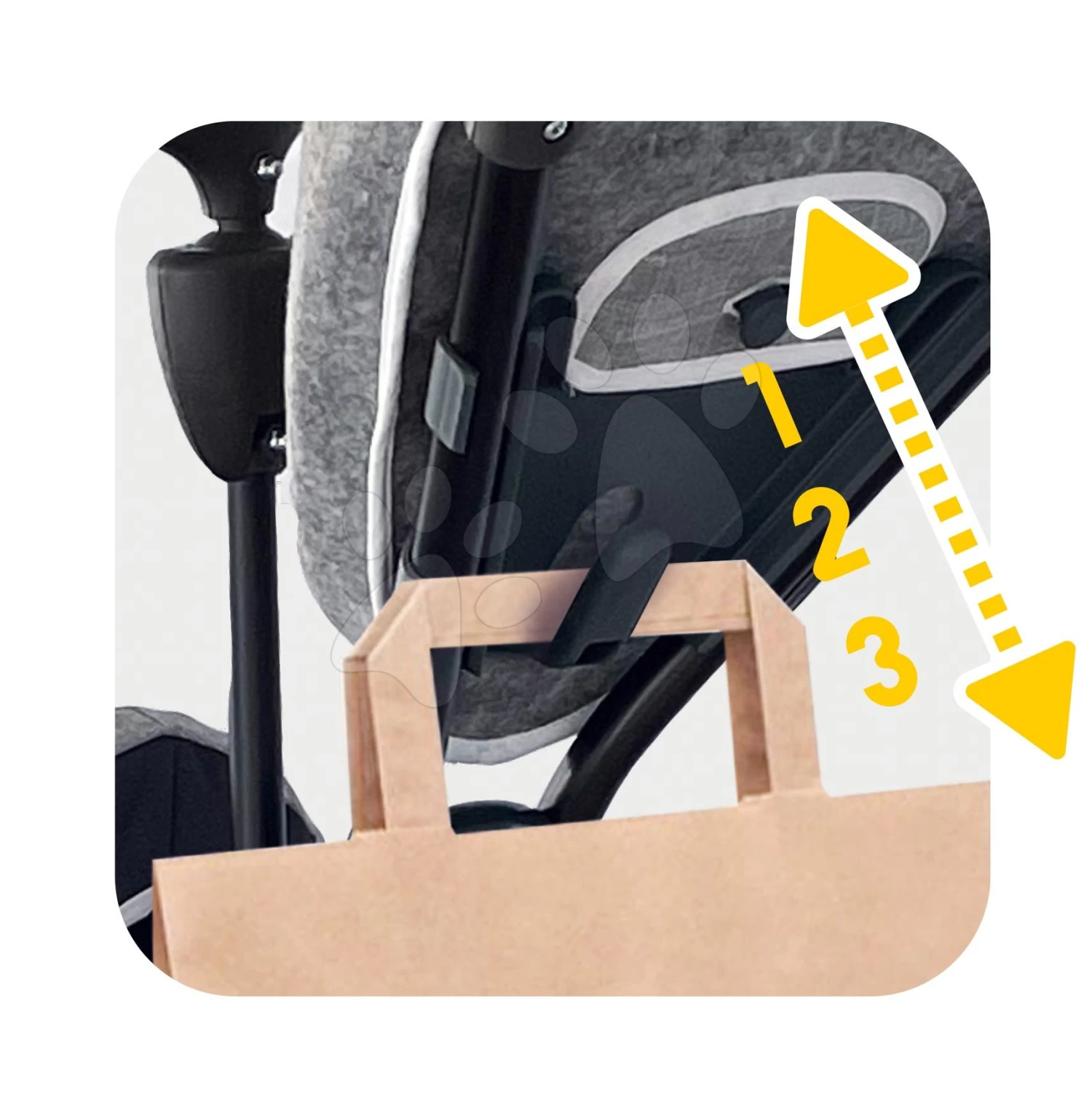 Dreirad Und Kinderwagen In Einem Mit Bremse Baby Driver Plus Grey Smoby Mit EVA-Rädern Und Intuitiver Steuerung Grau Ab 10 Monaten 1 Dreirad Und Kinderwagen In Einem Mit Bremse Baby Driver Plus Grey Smoby Mit EVA-Rädern Und Intuitiver Steuerung Grau Ab 10 Monaten