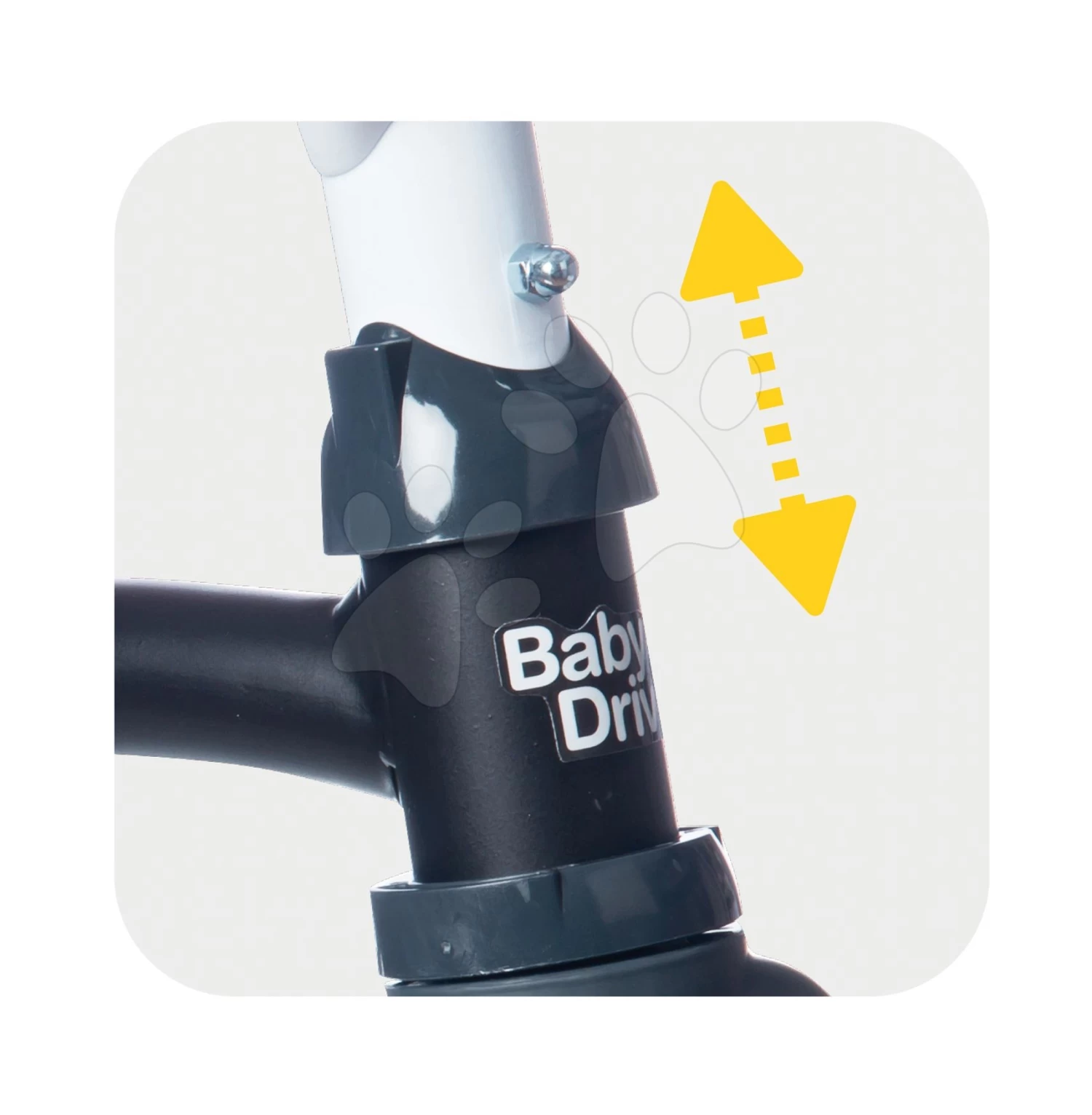 Dreirad Und Kinderwagen In Einem Mit Bremse Baby Driver Plus Grey Smoby Mit EVA-Rädern Und Intuitiver Steuerung Grau Ab 10 Monaten 8 Dreirad Und Kinderwagen In Einem Mit Bremse Baby Driver Plus Grey Smoby Mit EVA-Rädern Und Intuitiver Steuerung Grau Ab 10 Monaten – Bild 8