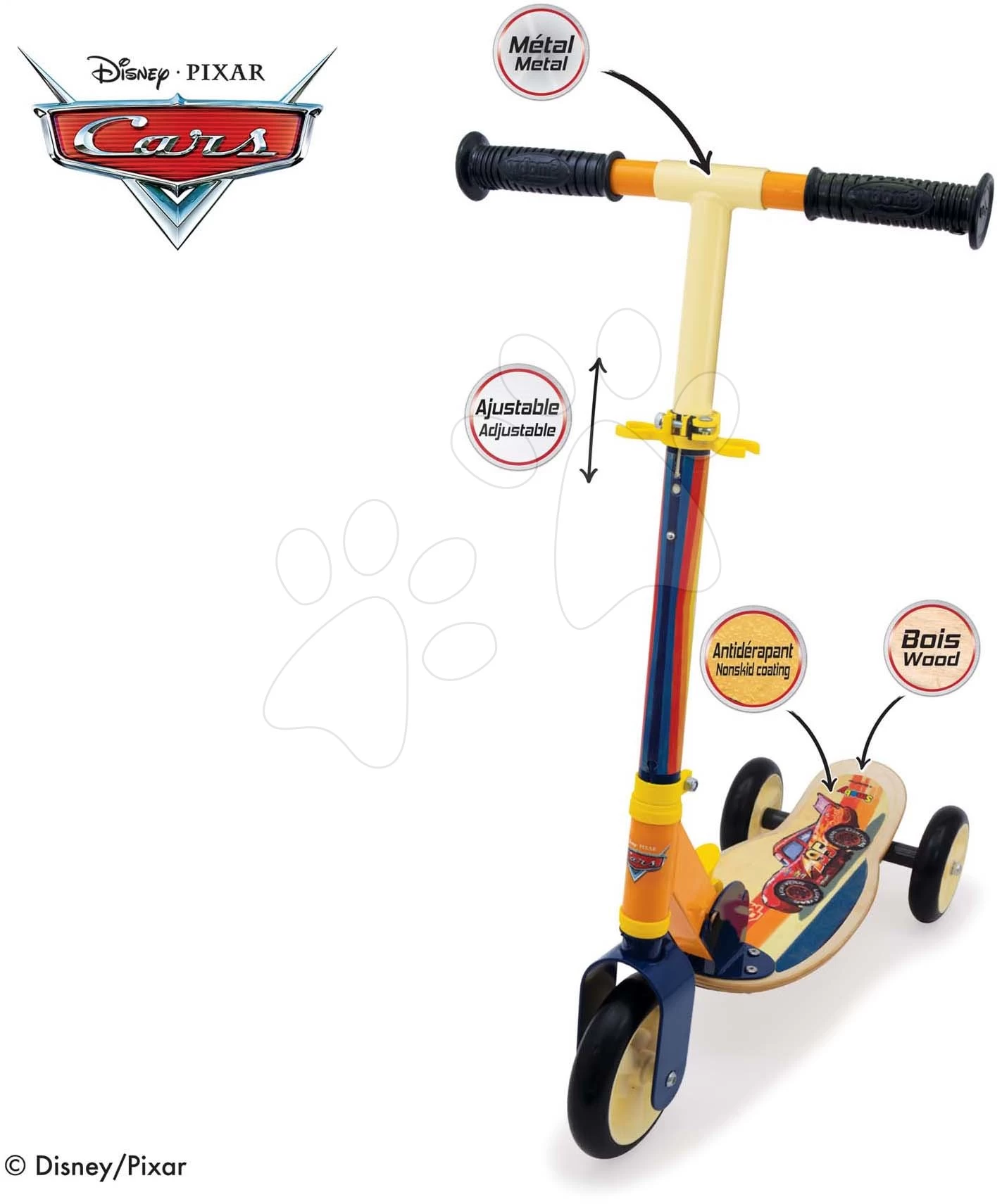 Scooter 3 Räder Aus Holz Cars 3 Wheels Foldable Scooter Smoby Zusammenklappbar Höhenverstellbar Und Rutschfest Geräuschlos Ab 3 Jahren SM750119 2 Scooter 3 Räder Aus Holz Cars 3 Wheels Foldable Scooter Smoby Zusammenklappbar Höhenverstellbar Und Rutschfest Geräuschlos Ab 3 Jahren SM750119 – Bild 2