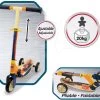 Scooter 3 Räder Aus Holz Cars 3 Wheels Foldable Scooter Smoby Zusammenklappbar Höhenverstellbar Und Rutschfest Geräuschlos Ab 3 Jahren SM750119
