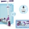 Scooter 3 Räder Aus Holz Frozen Wheels Foldable Scooter Smoby Zusammenklappbar Höhenverstellbar Und Rutschfest Geräuschlos Ab 3 Jahren SM750191